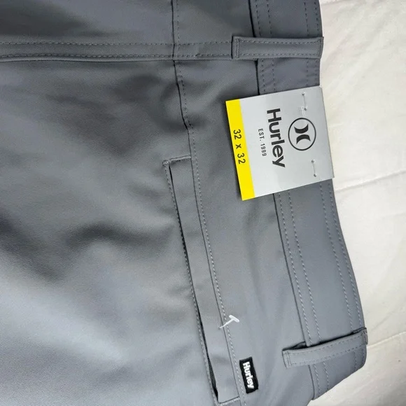 Hurley Men's Water Repellent‎ Hybrid Performance Stretch Pants, Gray, 32x32 - Picture 5 of 5